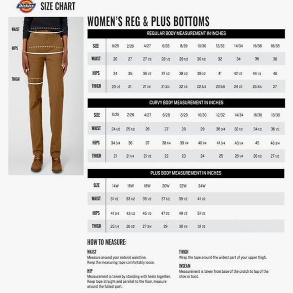 Dickies Black Pants size 0 - Picture 11 of 12